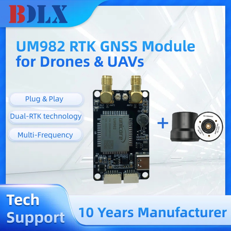 Drone Kit Hexacopter - UM982 double antenne RTK GNSS Module
