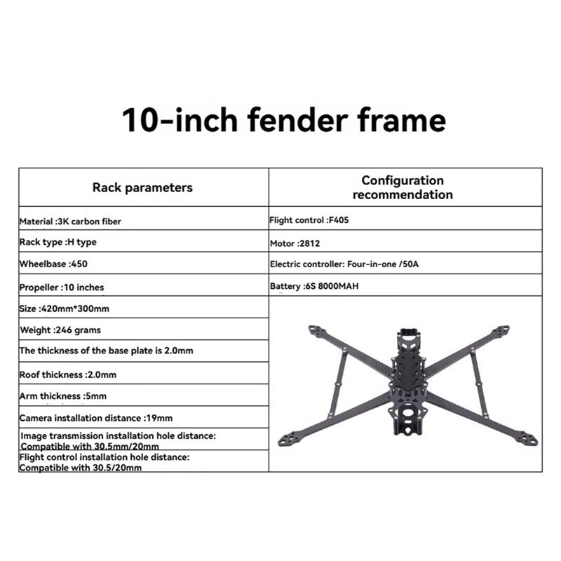 Châssis de drone de course FPV - Drone Kit Racing avis et prix