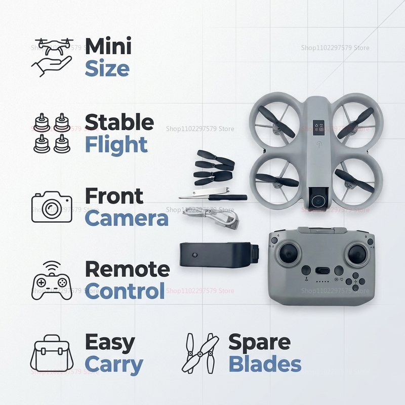 Mini drone avec caméra HD 8K,  - Drone Kit Tricopter avis et prix
