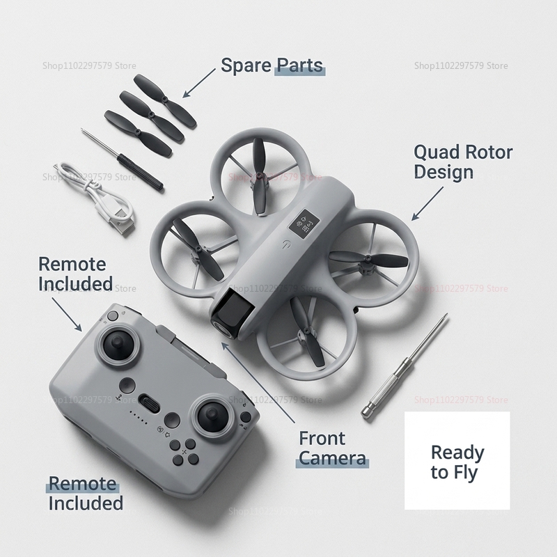Mini drone avec caméra HD 8K,  - Drone Kit Tricopter avis et prix