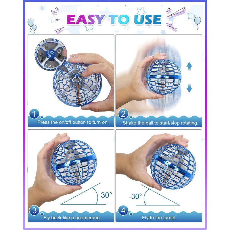 Boule volante magique avec lum - Drone Kit Tricopter avis et prix